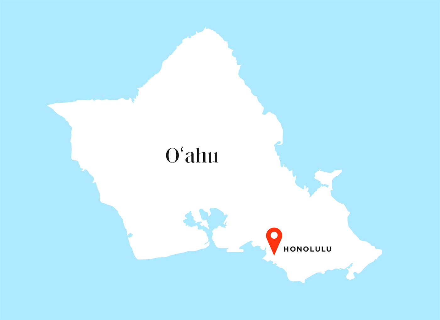 Oahu map